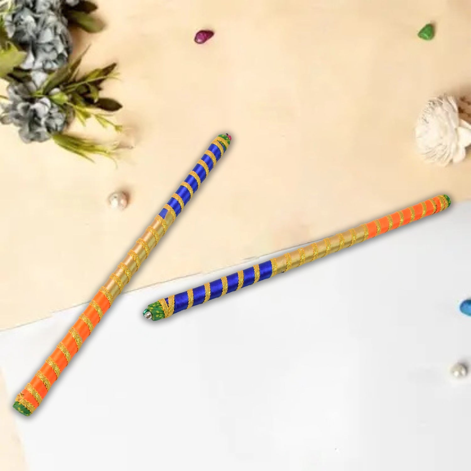 Sticks Pair with Decorative Design Sticks Pair with Decorative Design